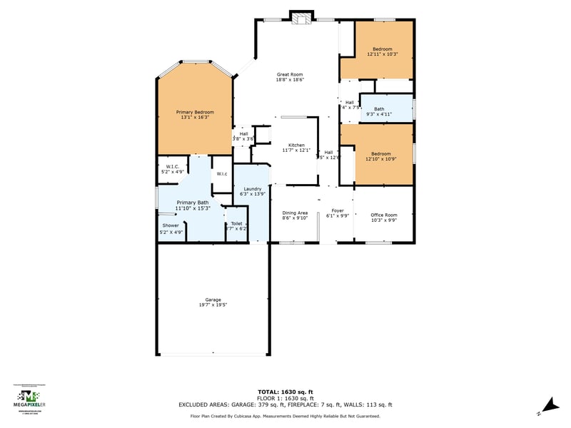 Floor plan 3 of 528 Sparrow Branch Cir, Jacksonville, FL 32259