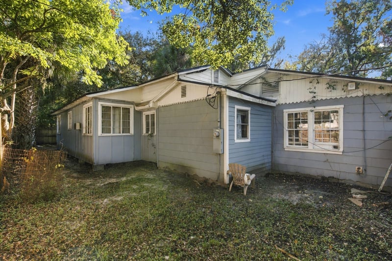 Side exterior with covered porch at 1807 Idlewild Ave, Green Cove Springs, FL