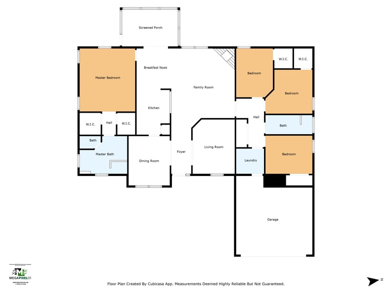 Floor plan 1 of 10907 Taurina Ridge Dr, Jacksonville, FL 32218