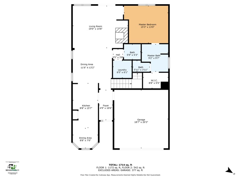 Floor plan 1 of 8064 Tuxford Ln, Jacksonville, FL 32244