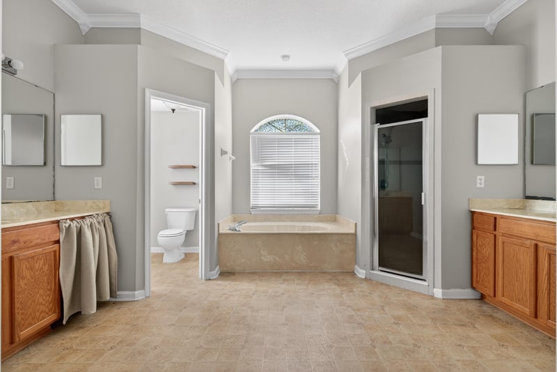 Primary Bath at 13997 Wild Hammock Trail, Jacksonville, FL 32226
