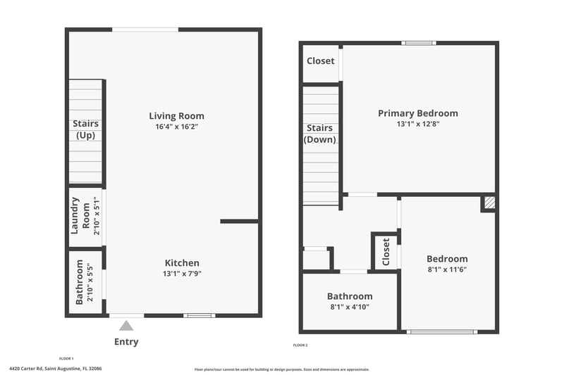 Floor plan 1 of 4420 Carter Rd apt 26, St. Augustine, FL 32086