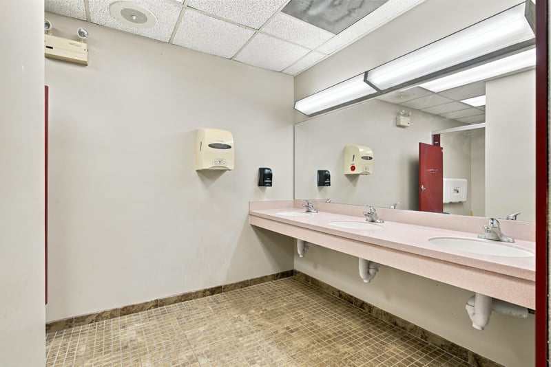Restroom with double sink vanity at 101 Scholars Wy
