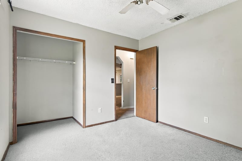 Bedroom closet with sliding doors at 2915 Trenton Ct, Orange Park, FL