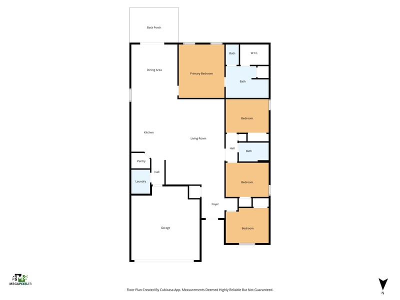 Floor plan 1 of 1434 Nochaway Dr, St. Augustine, FL 32092