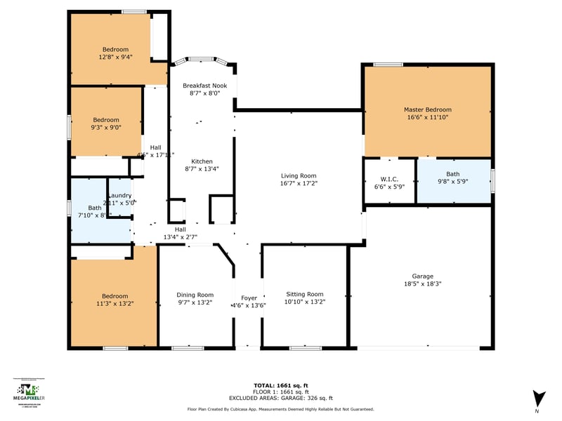 Floor plan 2 of 8628 Mayall Dr, Jacksonville, FL 32220
