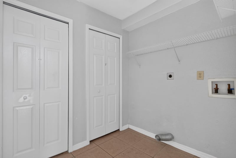 Laundry closet with hookups at 442 Ameca Ave, Orange Park, FL 32073
