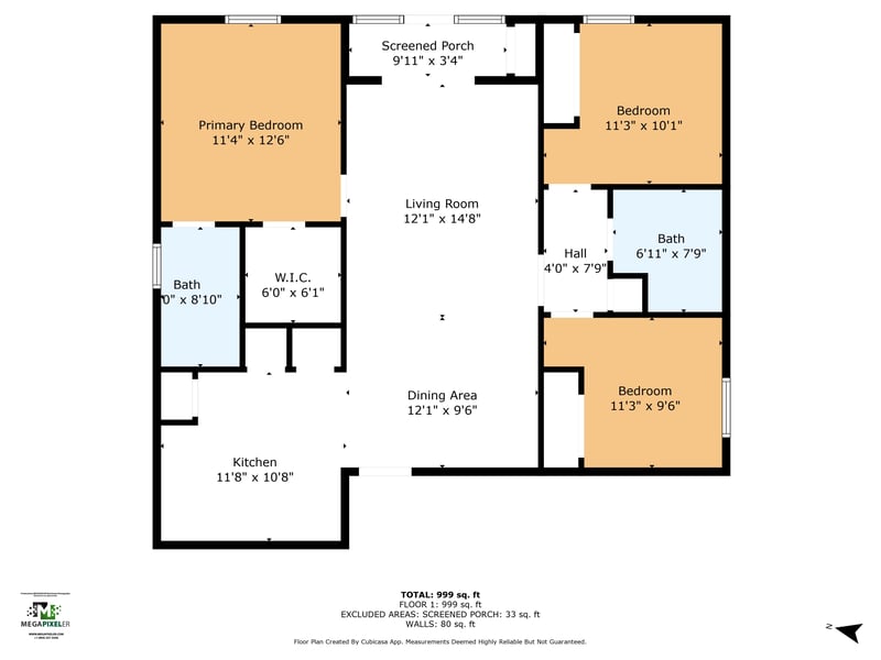 Floor plan 1 of 3641 Kirkpatrick Cir, Jacksonville, FL 32210