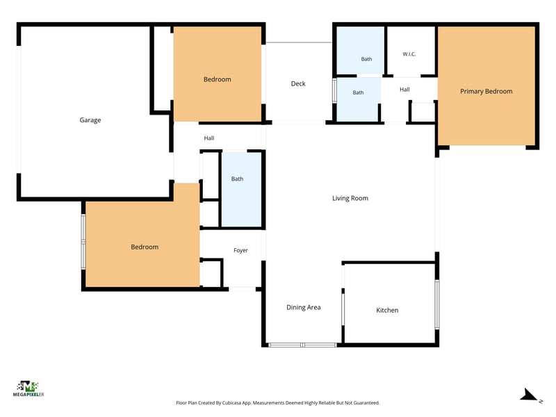 Floor plan 1 drawn by Megapixeler, Fairbanks Grant Rd N, Jacksonville