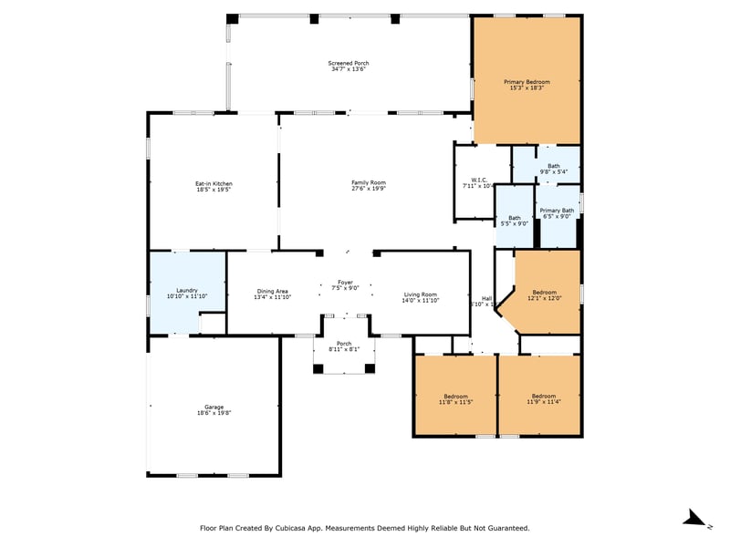 Floor plan 1 of 7896 Dawsons Creek Dr, Jacksonville, FL 32222