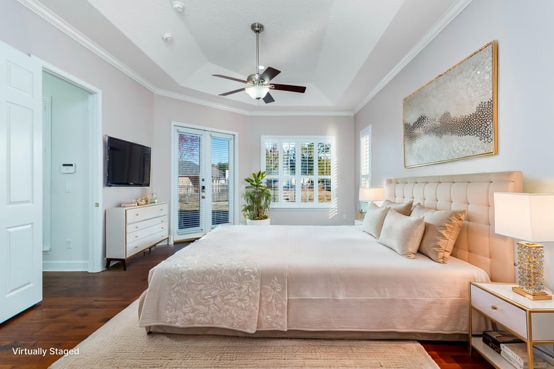 Master-Bedroom-Single-Point-Perspective - Bedroom - Luxury - 0 at 1700 Southcreek Dr, Jacksonville, FL 32259