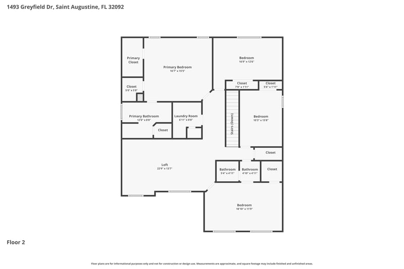 Floor plan 2 drawn by Megapixeler, Greyfield Dr, St. Augustine