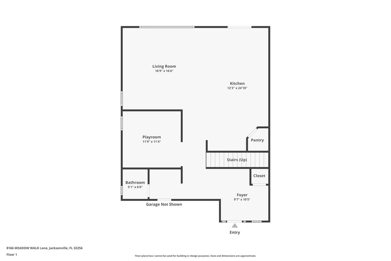 Floor plan 2 of 8166 Meadow Walk Ln, Jacksonville, FL 32256