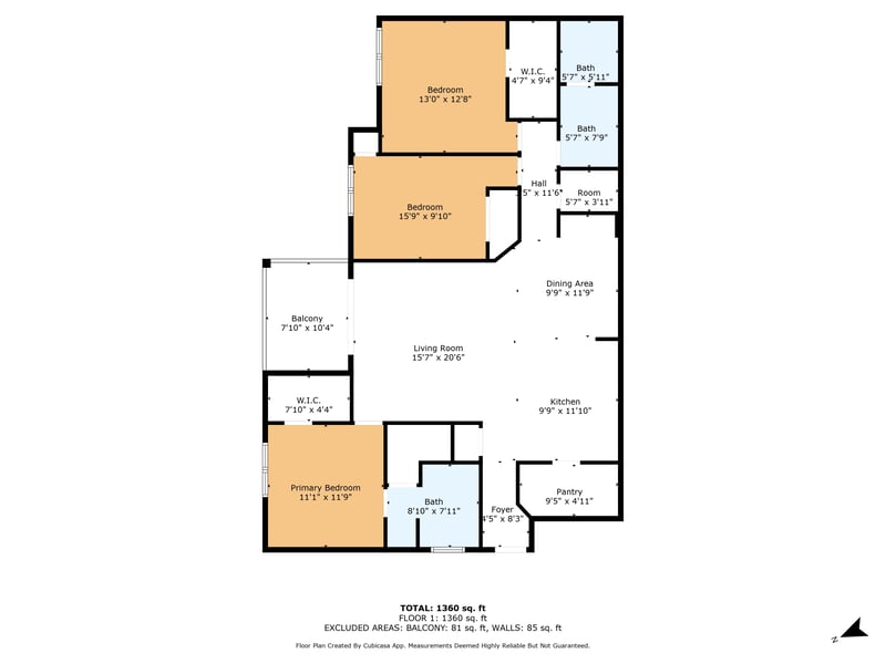 Floor plan 1 of 705 Boardwalk Dr #427, Ponte Vedra Beach, FL 32082