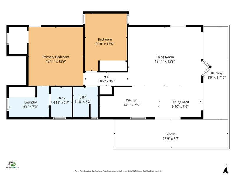 Floorplan at 724 1st St S, Jacksonville Beach, FL 32250
