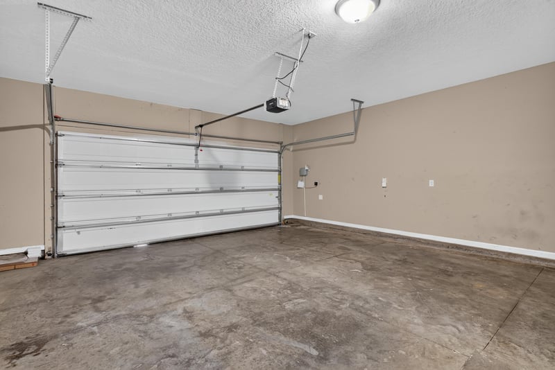 Garage with open door at 13685 Goodson Pl, Jacksonville, FL 32226