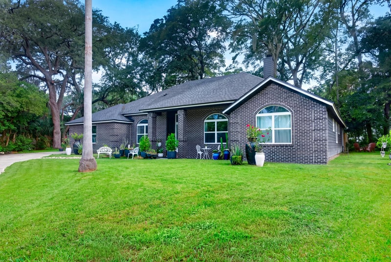 Front lawn and brick exterior at 1346 Gately Ct, Jacksonville, FL 32225