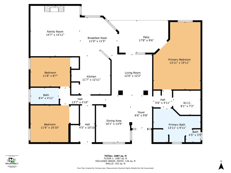 Floor plan 1 of 435 Jax Estates Dr N, Jacksonville, FL 32218