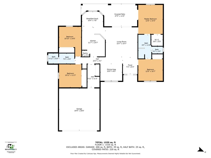 Floor plan 1 of 5329 Ogilvie Ln, St. Augustine, FL 32086