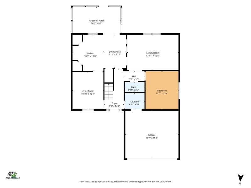 Floor plan 4 drawn by Megapixeler, Glenn Hollow Ct, Jacksonville