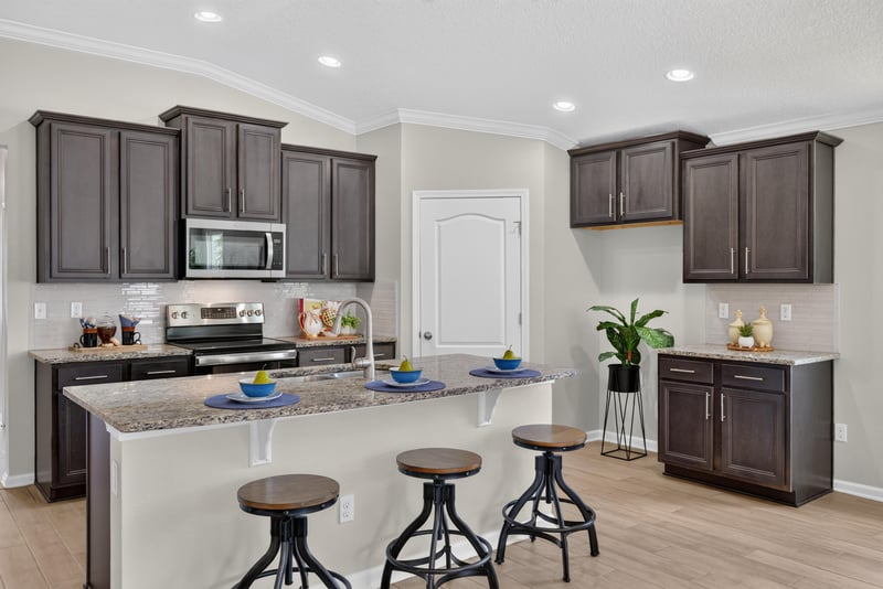 Kitchen with stainless appliances and granite counters at 10066 Andean Fox Dr, Jacksonville, FL 32222