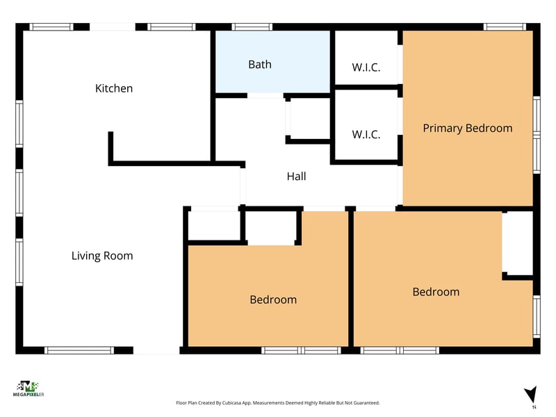 Floorplan at 1458 Domas Dr, Jacksonville, FL 32211