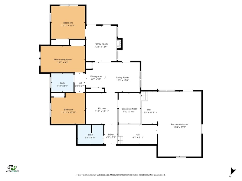 Floorplan at 1209 Ida St, Jacksonville, FL 32208