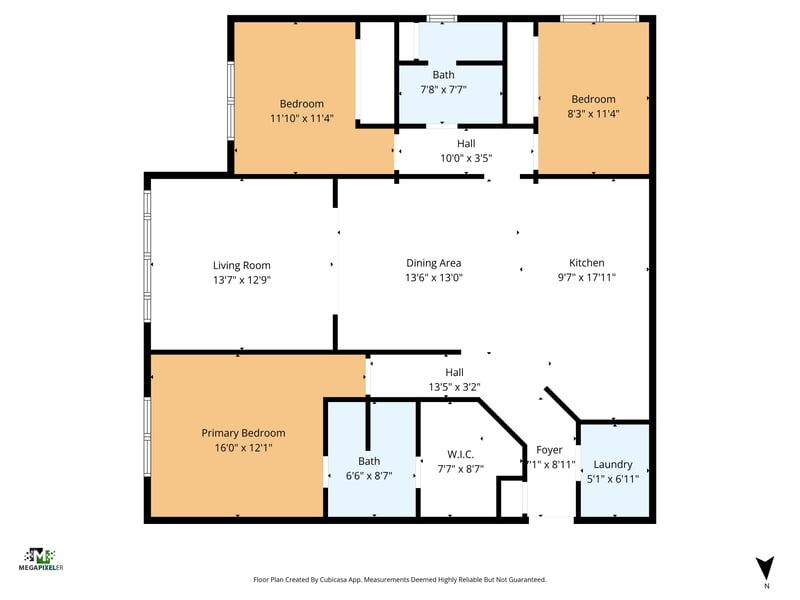 Floorplan at 13810 Sutton Park Dr N, Jacksonville, FL 32224