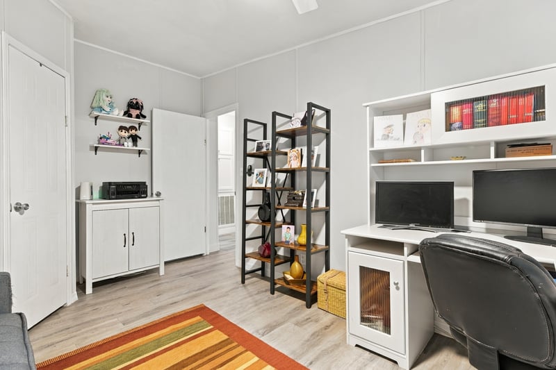 Office with bookshelves, photographed by Megapixeler on Secret Cove Rd, Middleburg, FL
