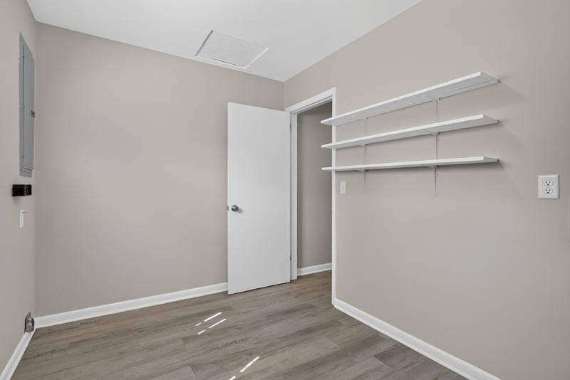 Closet with shelving at 5503 Boeing Dr, Jacksonville, FL 32207