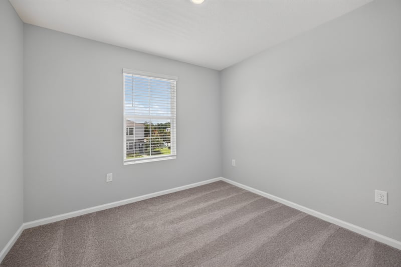 Bedroom with carpet and window, unfurnished at 2837 Black Buck Cir, Jacksonville, FL 32225