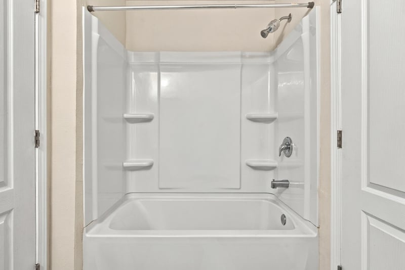 Bathroom tub-shower insert at 9555 Star Dr, Jacksonville, FL 32256