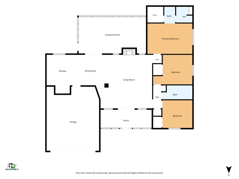 Floor plan 1 drawn by Megapixeler, Trenton Ct, Orange Park
