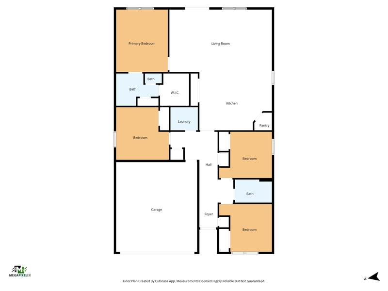 Floor plan 1 of 96 Hulett Wds Rd, Palm Coast, FL 32137