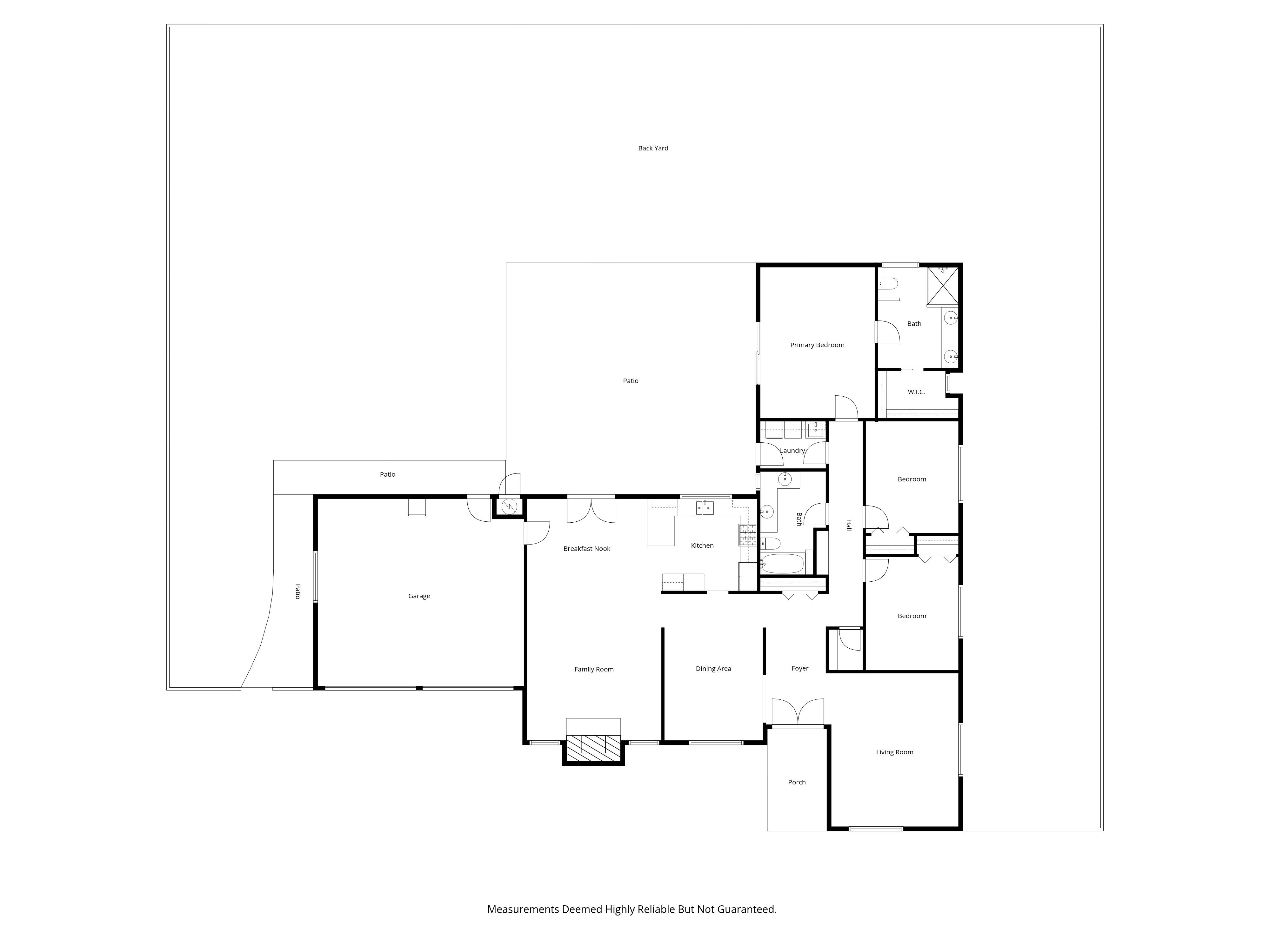 Floor plan 1 for 3132 W Alluvial Ave