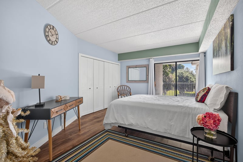 Bedroom with desk and closet at 2280 Shepard St