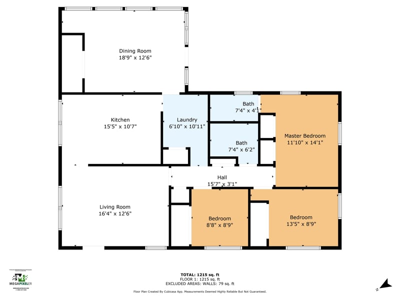 Floor plan 1 of 2227 Burpee Dr, Jacksonville, FL 32210