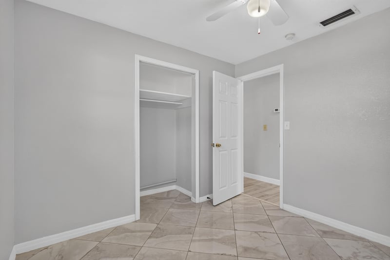 Bedroom with closet and tile flooring at 442 Ameca Ave, Orange Park, FL 32073