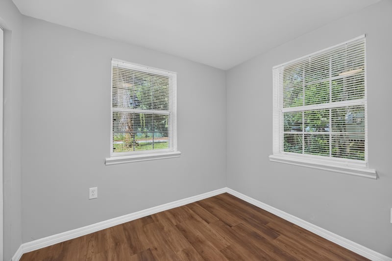 Bedroom with two windows at 4951 Halls Dr