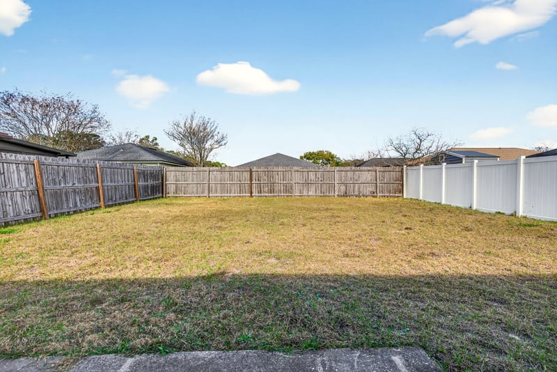 Backyard at 8745 Buzz Ct, Jacksonville, FL 32216