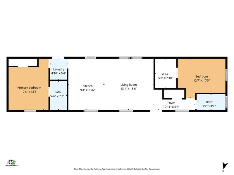 Floorplan at 2925 Darlene Dr, Atlantic Beach, FL 32233