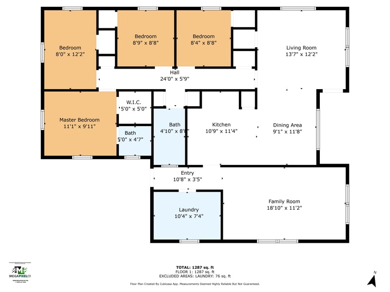 Floor plan 1 of 810 Moseley Ave, Palatka, FL 32177
