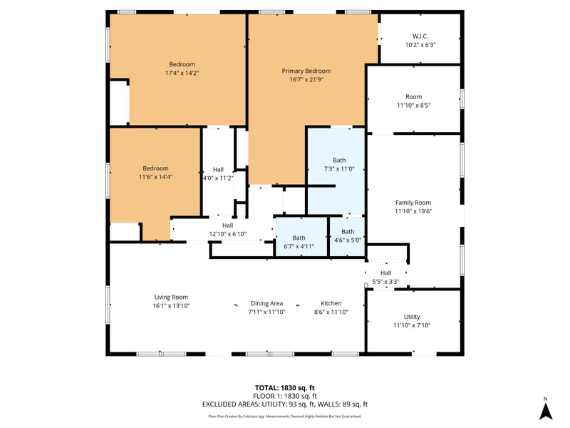 Floorplan at 517 Renne Dr N, Jacksonville, FL 32218