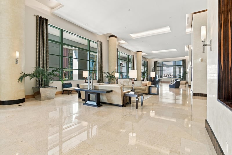 Marble-floored living area with natural light, photographed by Megapixeler on Riverplace Blvd, Jacksonville