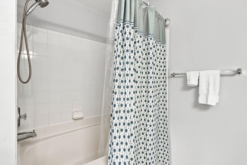 Bathroom with shower and tub combo at 7800 Point Meadows Dr, Jacksonville, FL 32256