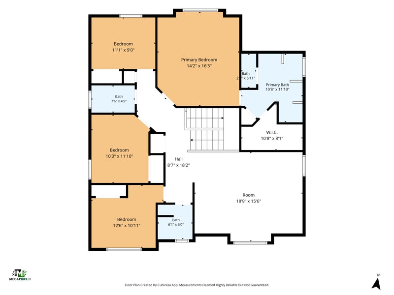 Floor plan 5 drawn by Megapixeler, Middlebrook Dr, Orange Park