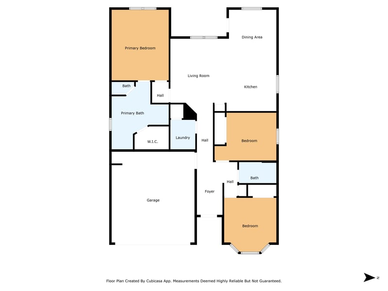 Floor Plan Non Dimension at 12272 Cadley Cir, Jacksonville, FL 32219