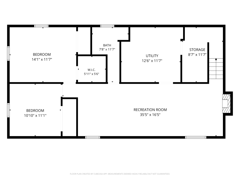 Bathroom and laundry floor plan detail