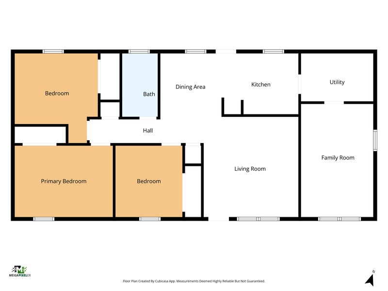 Floor plan 1 of 1506 North St, Green Cove Springs, FL 32043