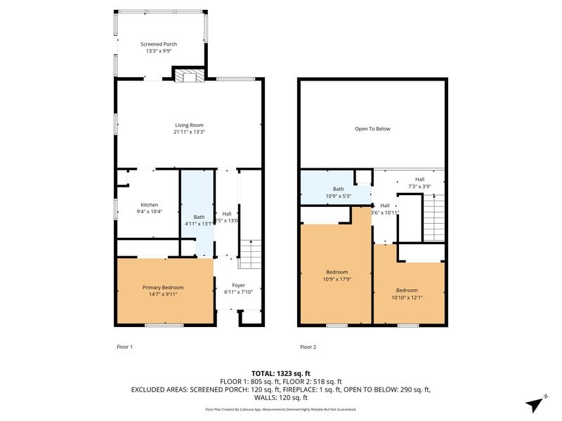 Floorplan at 3945 Oak St, Jacksonville, FL 32205